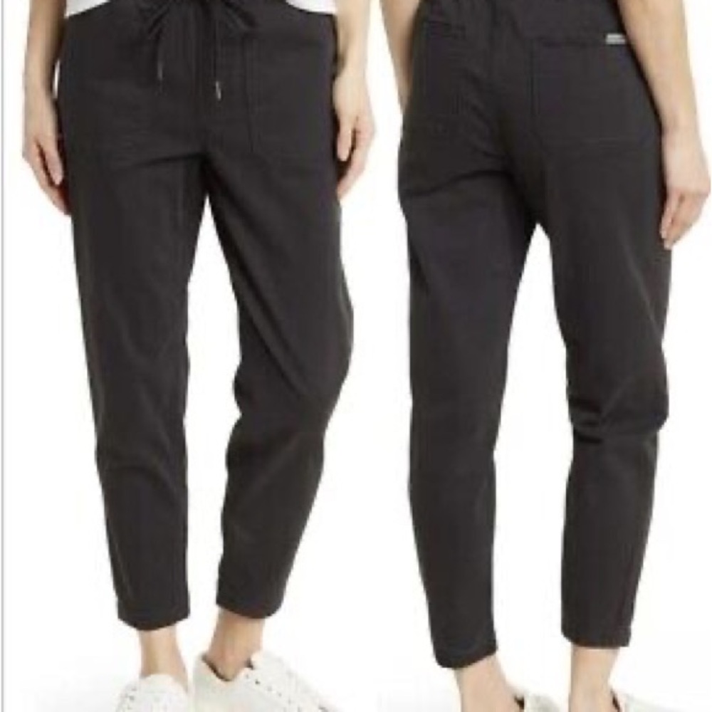 Joe's Jeans Black Joggers Tapered Pull-up Elastic Waistband Women’s XS